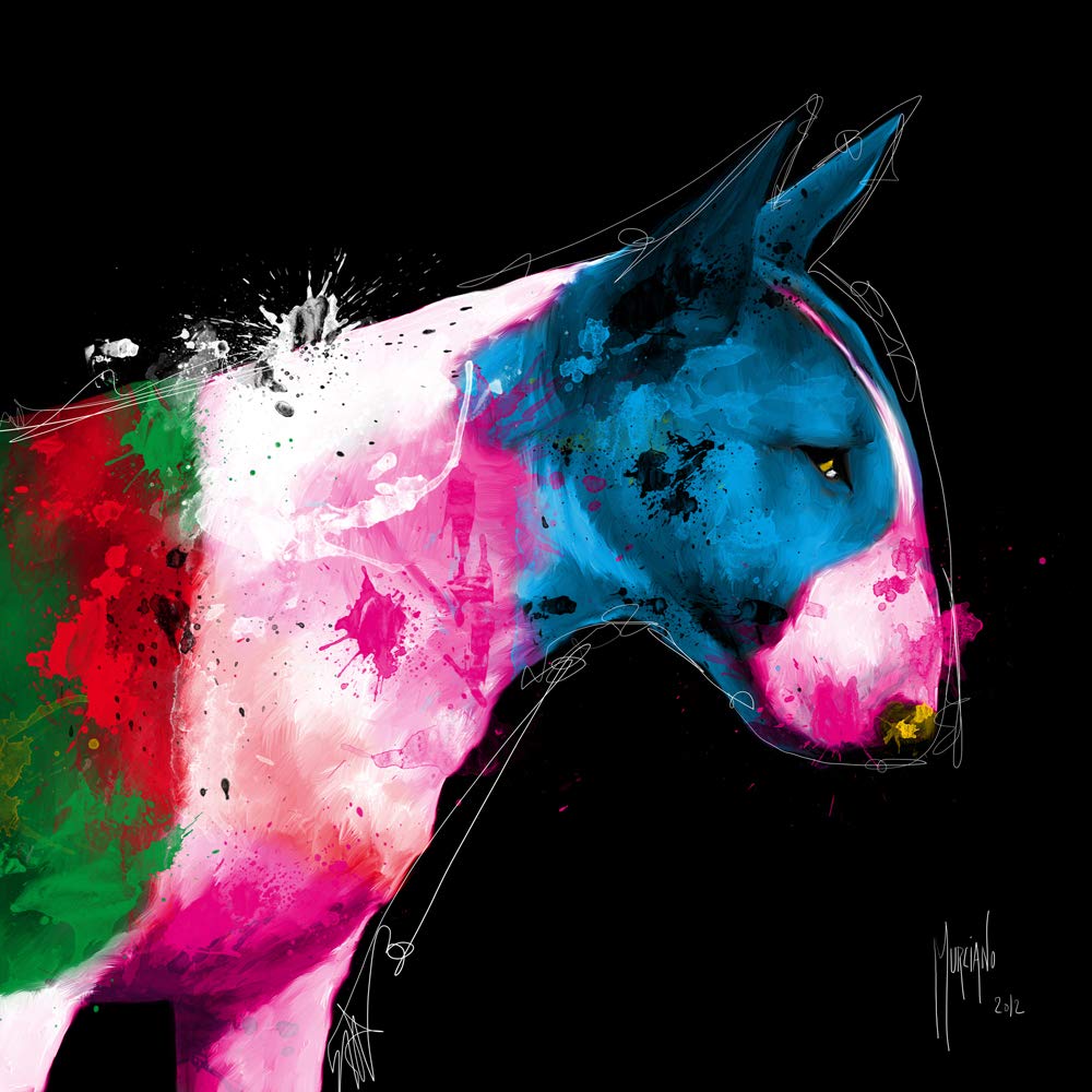 International Graphics - Finished Picture - Patrice, Murciano - ''Bull Pop''- 30 x 30 cm - Direct printing on acrylic glass