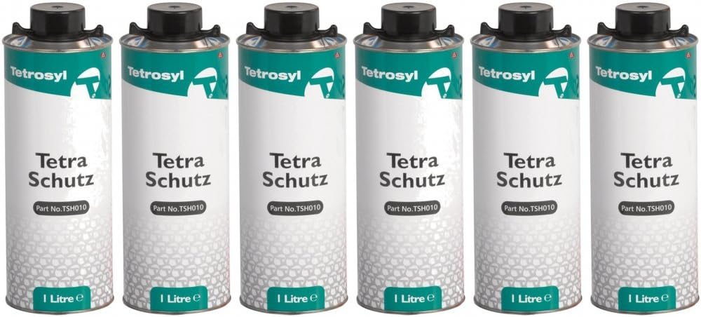 Schutz Underbody Seal Coating Paint Protection Tetrosyl 6 x 1 Litre Cartridge Bituminous Fast Drying Rust