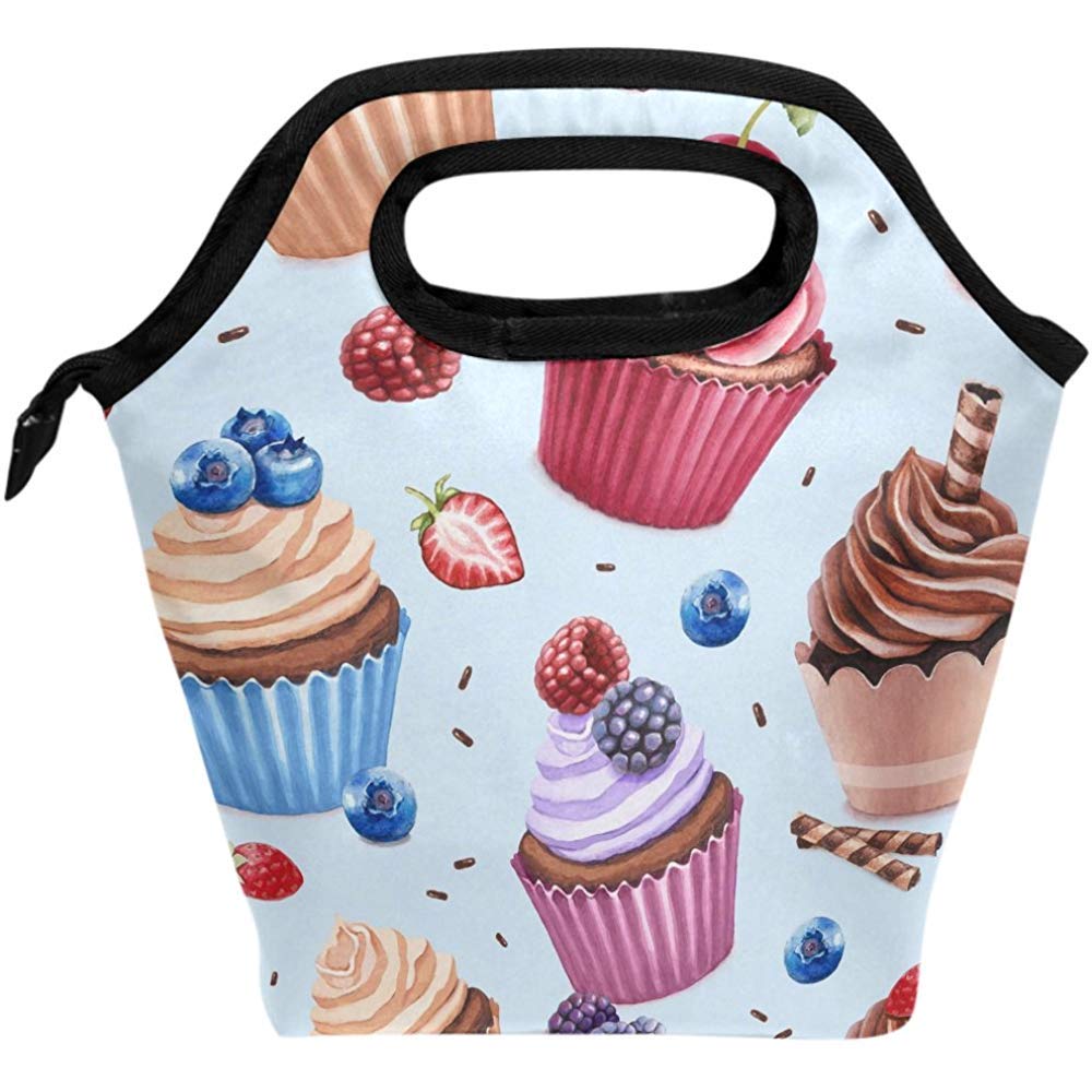 Tarta de bizcocho de frutas de fresa Bolsa de almuerzo con ...