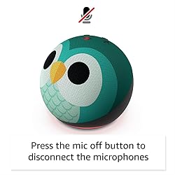 Echo Dot (5th Gen) Kids Owl with Echo Glow