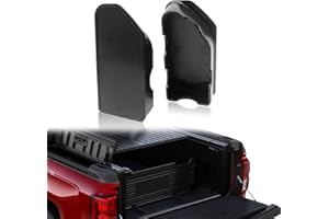 Bed Rail Stake Pocket Covers - Compatible with 2014-2018 GMC Sierra 1500/Chevy Silverado 1500 & 2015-2019 Silverado/Sierra 25