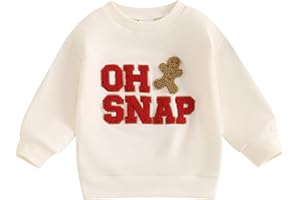 Beautooly Toddler Boy Girl Cute Long Sleeve Holly Jolly Oversized Sweatshirts Infant Newborn Baby Christmas Clothes