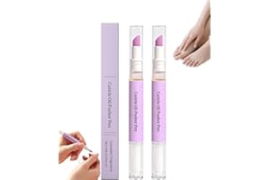 2-in-1 Cuticle Oil Pusher Pen, Ceramic Nail Polish Brush Pen, Moisturize Strengthen Brighten, Moisturizing Cuticle Pusher Nai