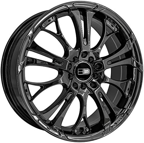 HD Wheels Spinout in PVD Dark Chrome Finish (17x7.0"/5x100, 5x114.3, +40mm offset)