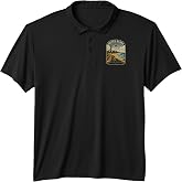 Outer Banks North Carolina Vintage OBX Coastal Travel Performance Polo Shirt