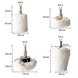 Polishing Pad Buffing Wheel Kit White Flannelette