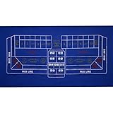 GSE 72" x 36" Portable Casino Craps Tabletop Layout