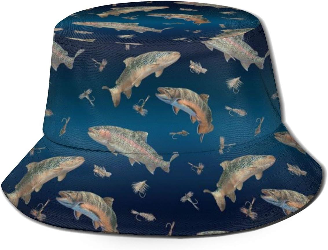 SLADDD1 Fish Swimming Fisherman's Hat Outdoor Fishmen Cap