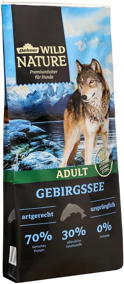 Dehner Wild Nature Adult Dry Dog Food Mountain Lake 12 kg, 12 kg (Pack of 1)