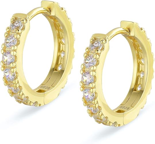 Amazon Krkc Co 15mm フープピアス メンズピアス レディース シルバー925 金属アレルギー対応 両耳 ジルコニア 14k金メッキ ラウンドフープ シンプル メンズ レディース イヤリング Czダイヤ アクセサリー プレゼント Czゴールド ピアス 通販