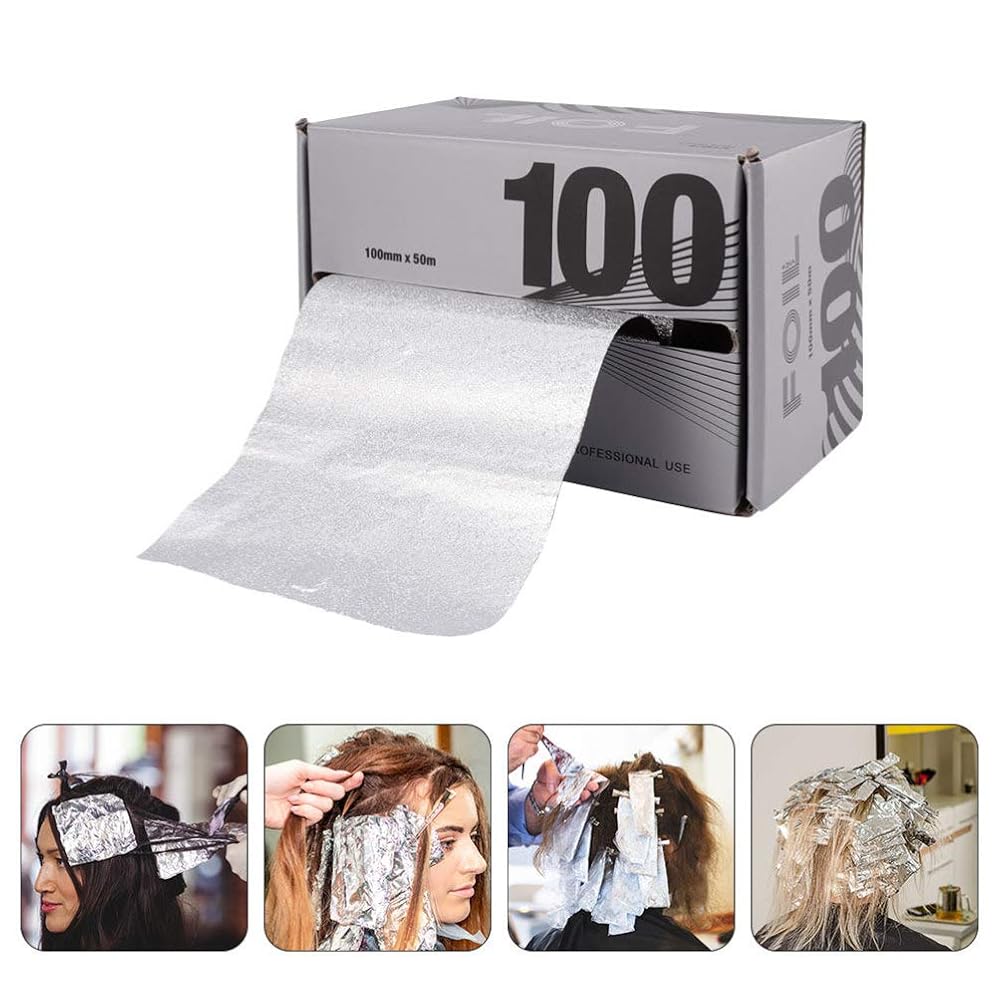 Aooty 1 Box Foil Roll for Hair Aluminum Foil for Hair Professional