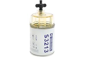 CADUFUELLY S3213 fuel water separator filter, oil-water separator,with marine outboard motor for Mercury replacement # 35-60494-1, S3213, 18-7932-1, 18-17928, 35-809097 (Oil-water separator)