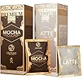 ORGANO Combo Pack, 1 box Cafe Latte and 1 Box Cafe Mocha 100% Certified Organic Gourmet Coffee
