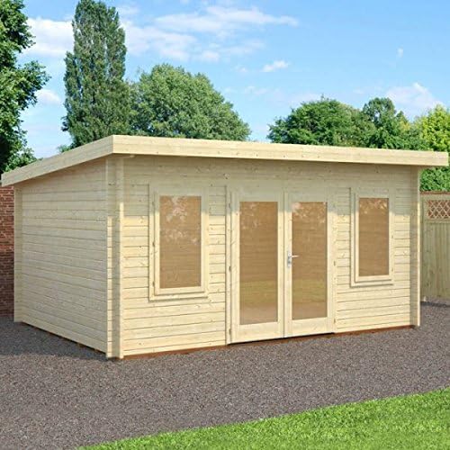 Nova 5m X 4m Yorkshire Log Cabin Log Cabins Amazon Co Uk