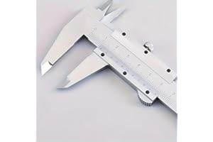 Vernier Caliper Measuring Tool 6", 0-6Inch/0-150mm Manual Non Digital Calipers, 0.001"/0.02mm High Precision Durable Micromet