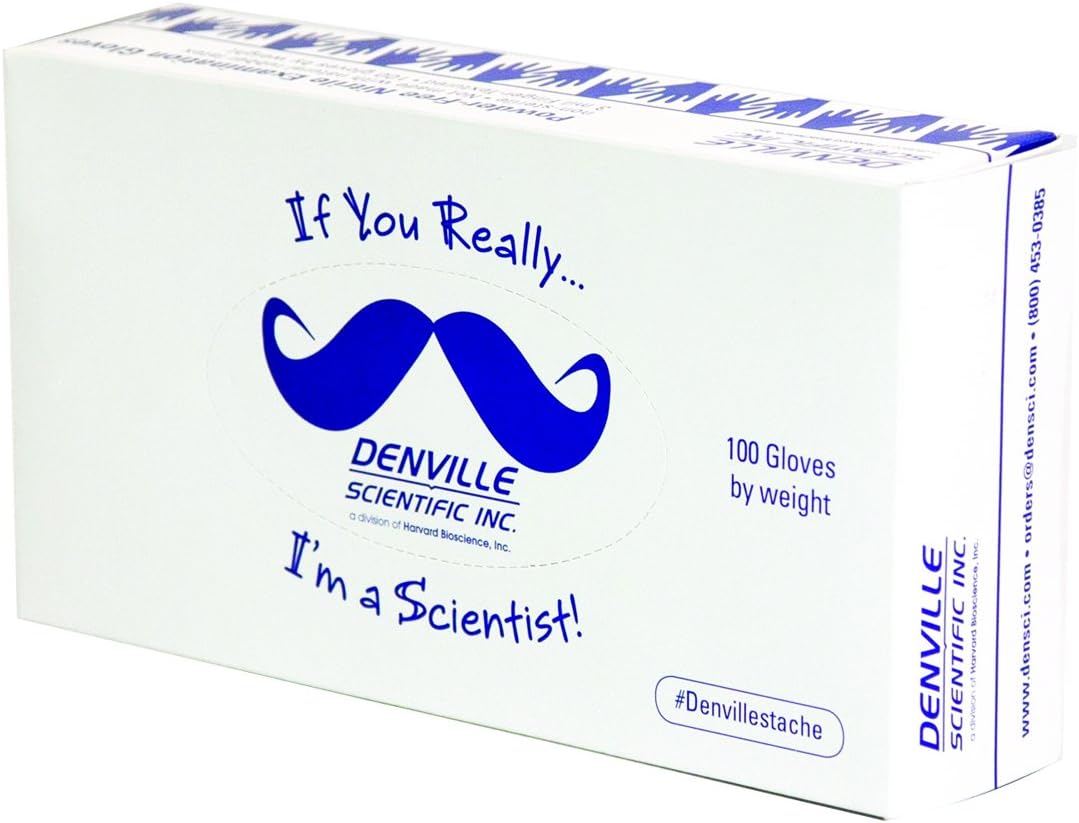 Denville Scientific G4560 Gloves, PF Nitrile, 3Mil Textured, XS, Dark Blue (Pack of 1000)