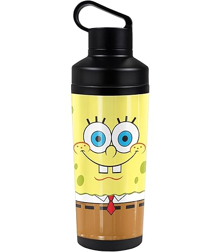 Amazon.com: Spongebob Official Dual Face 18 oz Insulated