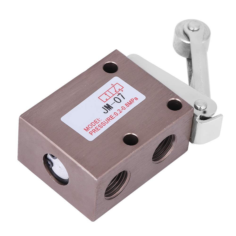 2 Position 3 Way Pneumatic Roller Lever Mechanical Valve PT 1/4 Thread Pneumatic Valve