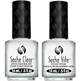 Seche Clear Vite, Base Coat and Top Coat for Nail Polish