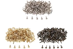 Harilla 600x/Pack Iron Brads Decorative Paper Fasteners for Scrapbooks Decorations