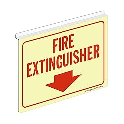 SmartSign "Fire Extinguisher" Two-Sided Drop