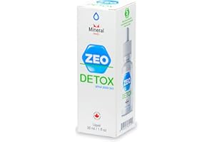 ZeoDetox 5-10 Days SuperDetox, Micronized Activated Zeolite (Clinoptilolite), Effectively Adsorbs and Removes Toxic Low-Molec