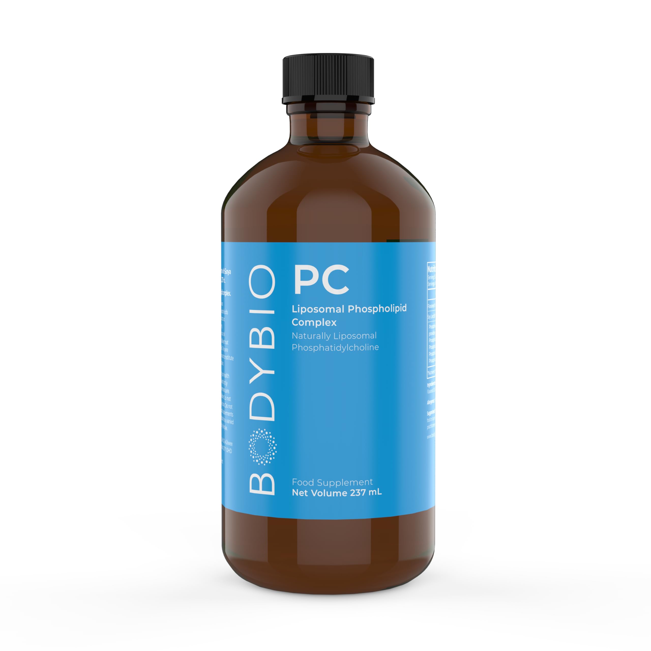 BodyBio PC - Phosphatidylcholine for Brain Health, Mental Clarity, Cognitive Function, Cellular Repair & Healthy Aging, Phospholipid Complex Supplement for Gentle Daily Detox