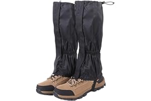 Hiking Gaiters for Men & Women - Waterproof, Breathable, Adjustable & Lightweight Ankle Leg Gaiters for Boots,Leg Guard Cover