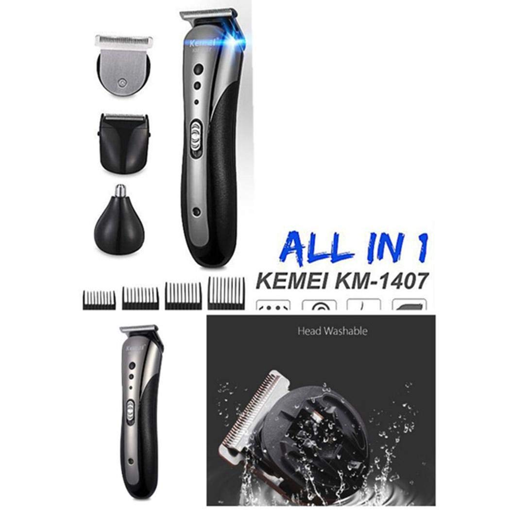 Haonike Outils multifonctionnels de Tondeuse de Cheveux de Tondeuse de Barbe de Rasoir électrique de Rasoir Accessoires et Outils