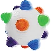 Kidoozie - Bumbling Bouncing Asteroid - Space Activity Toy for Babies | It wiggles, wobbles and rolls just out of reach - light-up chase play that motivates crawling and giggles, Ages 6+ Months