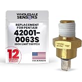 Pentair 42001-0063S Replacement High Limit Switch | 12-Month Warranty &amp; USA Support | Designed for Pool Heater Repair | Easy Installation Switch