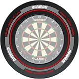 WINMAU Black & Red Advance Dart Board Surround Ring Durable Backboard Wall view 7