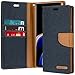 Galaxy Note 9 Case [Drop Protection] Goospery Canvas Diary [Denim Material] Wallet Case [Card Slots] Stand Flip Cover [Magnetic Closure] for Samsung Galaxy Note9 (Navy) NT9-CAN-NVY