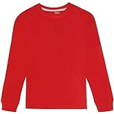 French Toast Boys Long Sleeve Thermal Waffle Tee T-Shirt White