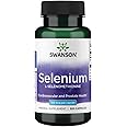Swanson Selenium (L-Selenomethionine) - Herbal Supplement Promoting Heart Health '&' Prostate Health - May Support Immune System '&' Thyroid Health - (300 Capsules, 100mcg Each)