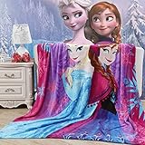 Blaze Children's Cartoon Printing Blanket Coral Fleece Blanket 59 By 79 (Frozen)