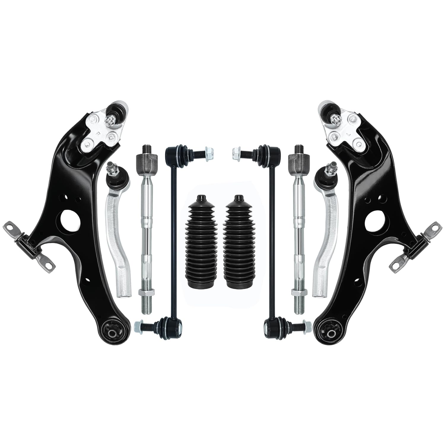 Toyota Sienna Front Lower Control Arm Assembly W/ Ball Joint Sway Bar Links 2011 2020 K622036 K622035 K750574 Steel Rubber Bushing
