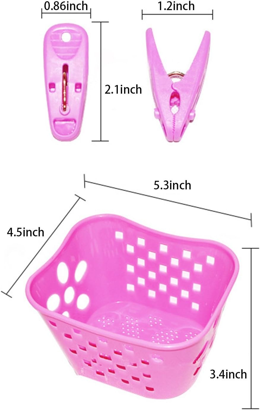 iSuperb 24 Pack Clothes Pins Pegs with Basket Assorted Colors Plastic Windproof Strong Durable Practical Clothespins for Clothesline (20Pcs Windproof Hangerhook) - Image 5