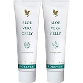 Forever Living - Aloe Vera Gelly - Pure Aloe Gel to Sooth, Moisturize and Condition - Vegan and Gluten-Free - 4 fl oz (Pack of 2)