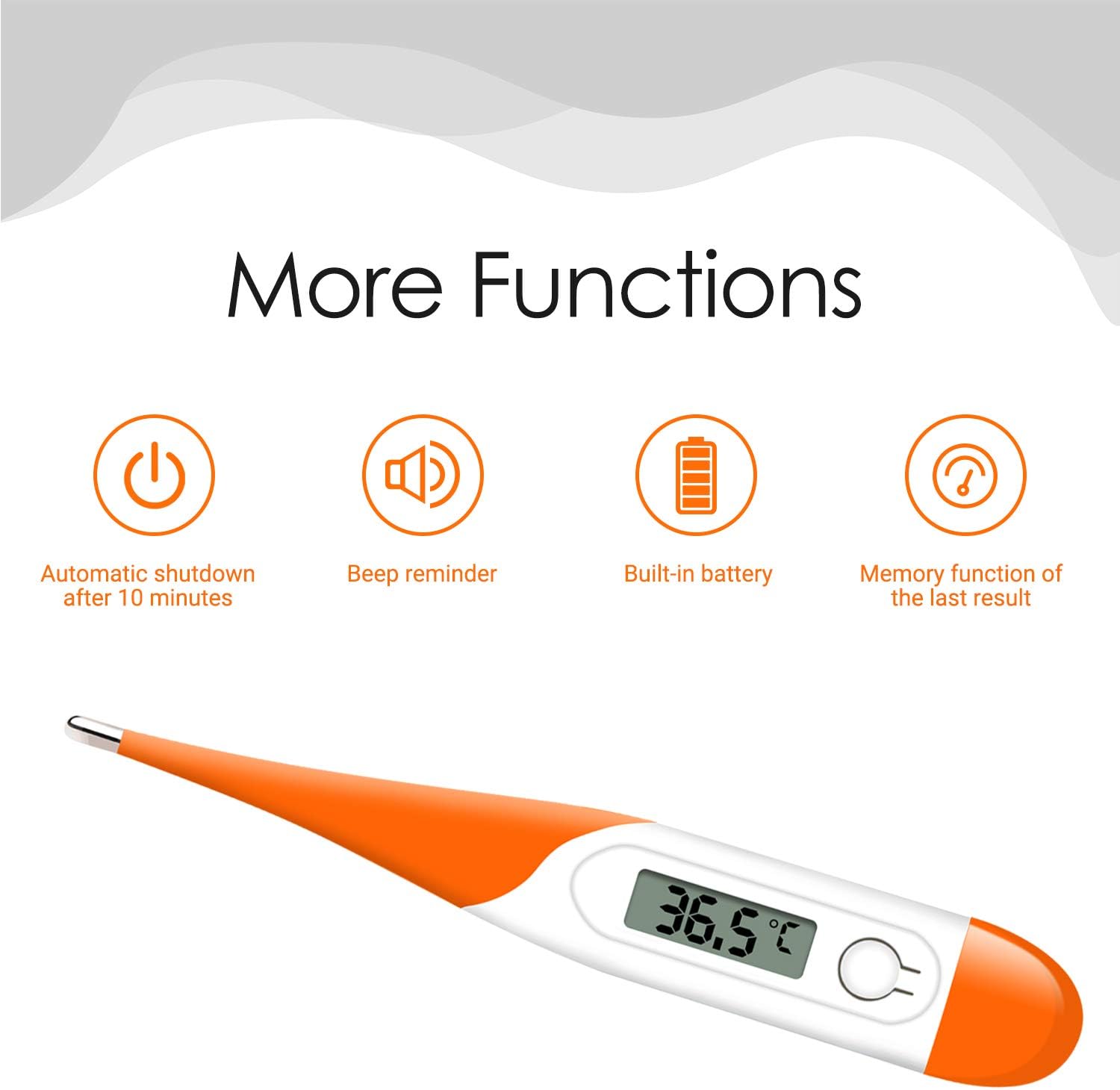 Bip Sonore Et Memoire Daffodil Hpc400 Temperature Fievre Adulte Enfant Bebe Electronique Medical Thermometre Digital Numerique Rectale Aisselle Axillaire Buccal Lcd Bebe Puericulture Thermometres