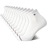 Tommy Hilfiger Men's Cushion Quarter Cut Ankle Socks (12-Pack)