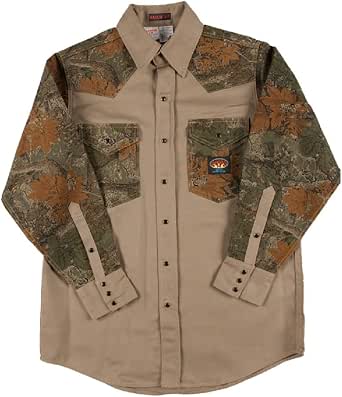 Khaki Camo Two Tone Classic Shirt 