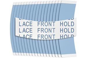 Sunshine Tape Premium Blue Liner Lace Front Hold Wig Tape | 108 Pieces | Double Sided Hair Strips for Toupee | Strong Waterproof Hold | Made in USA (108, Back Curve)