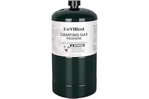 CoYlBod Propane Tank, 1LB Propane Cylinder Tank - Propane Replacement Fuel Cylinder - Safe and Legal Option - DOT Compliant-16 oz, Searing Propane Gas to Broil Sous Vide for Welding Brazing Soldering