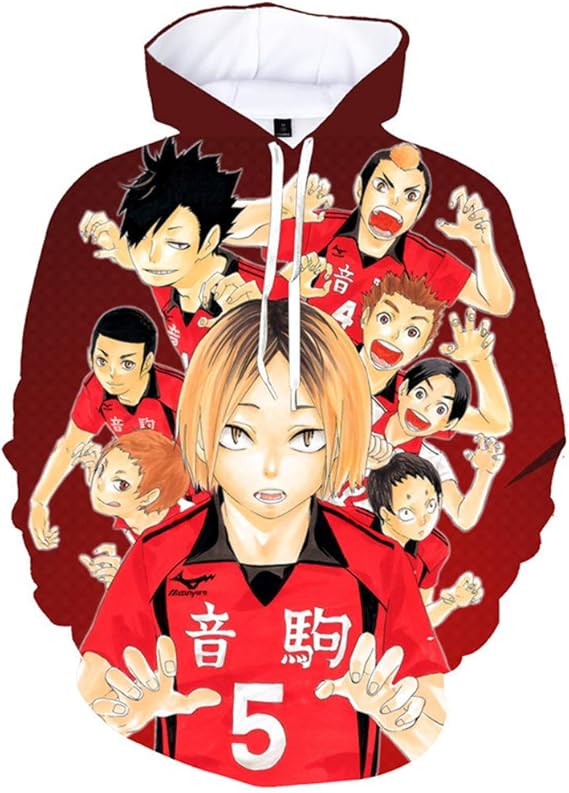Amazon ハイキュー To The Top パーカー 長袖トレーナー 音駒 日向 カジュアル フード付き 男の子 女の子 かわいい アニメ プリント 柔らかい 衣装 イベント 服 男女兼用 ハイキュー グッズ Wy8197 3xl トレーナー パーカー 通販