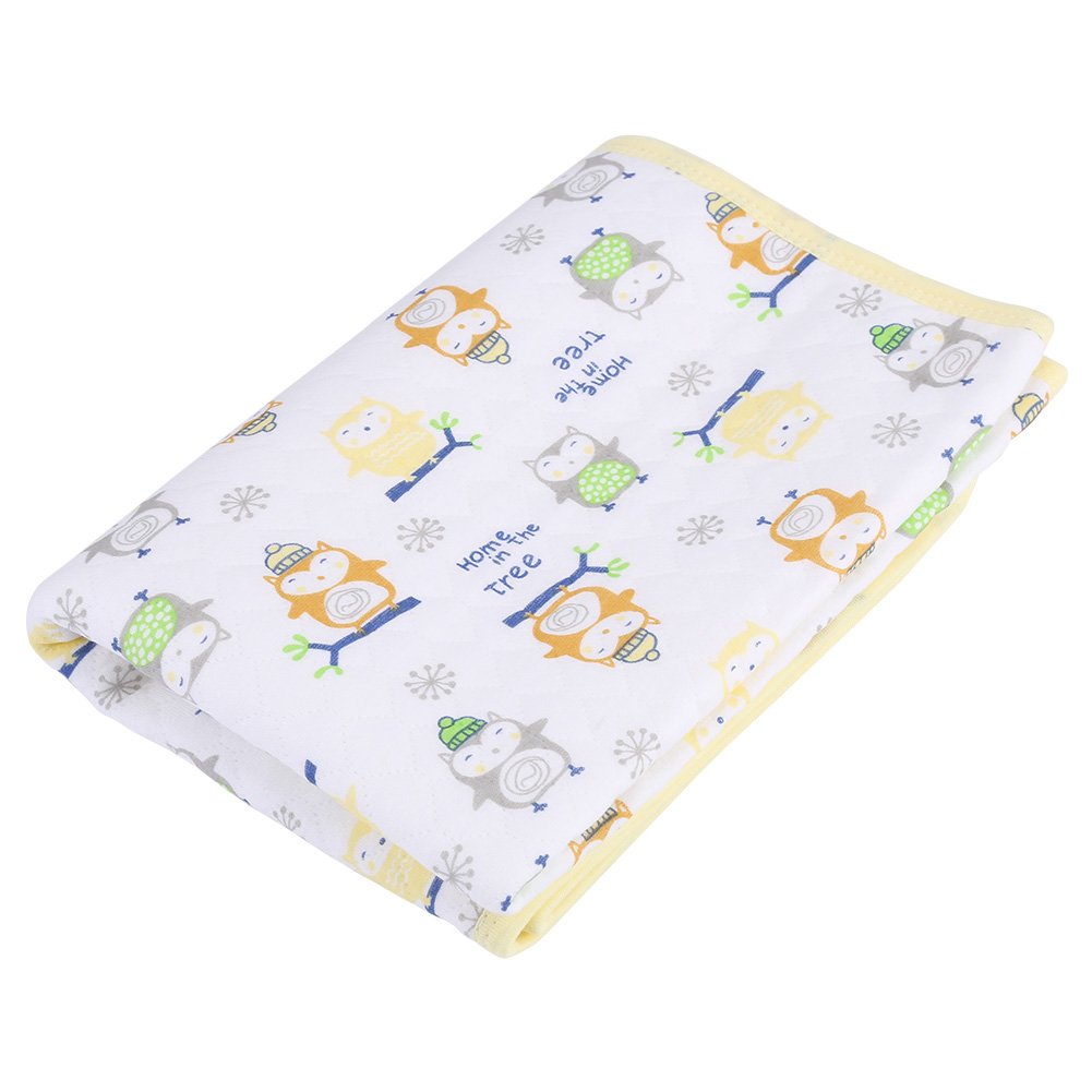 Reusable Changing Mat – , Soft Cotton Top with -Proof Backing, 20x27.5 Inch Portable Diaper Liner for Home, Travel & Nursery