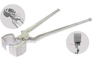 EQUINEZ TOOLS 14” Horse Shoe Puller and Spreader–Hand Crafted Farrier Tool–Heavy-Duty Stainless Steel Hoof Puller for Horses–Dual Function Farrier Equipment for Shoeing and Hoof Care–Professional Equine Tool