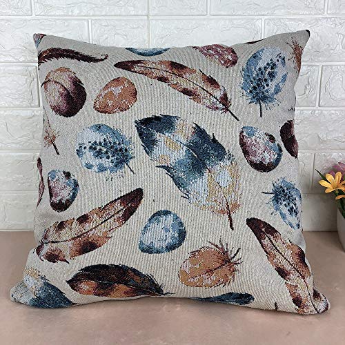 Beuu High Grade Embroidery Pillow Double Sided Fabric Pillow Sofa