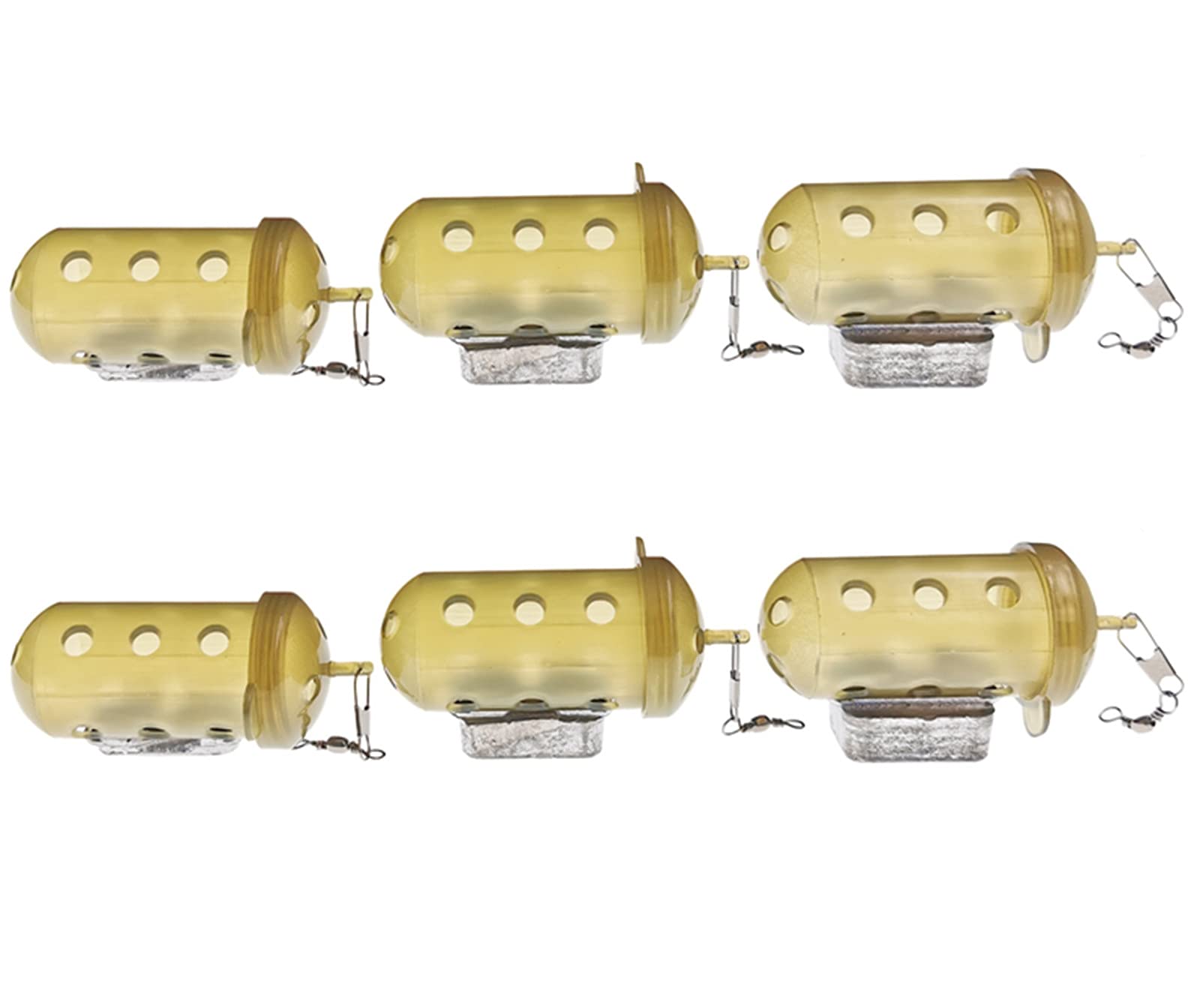 20g/40g/60g Maggot Feeder Carp Fishing Pellet Inline Feeder Bait Trap Cage Coarse Carp Fishing Accessories