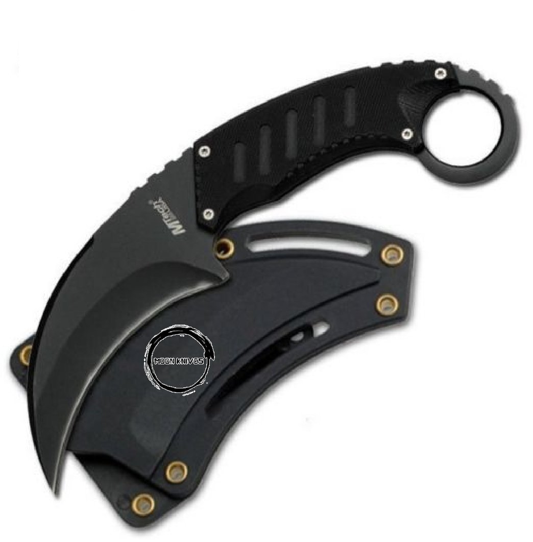 MOON KNIVES TACTICAL COMBAT Karambit Claw FIXED BLADE KNIFE Army